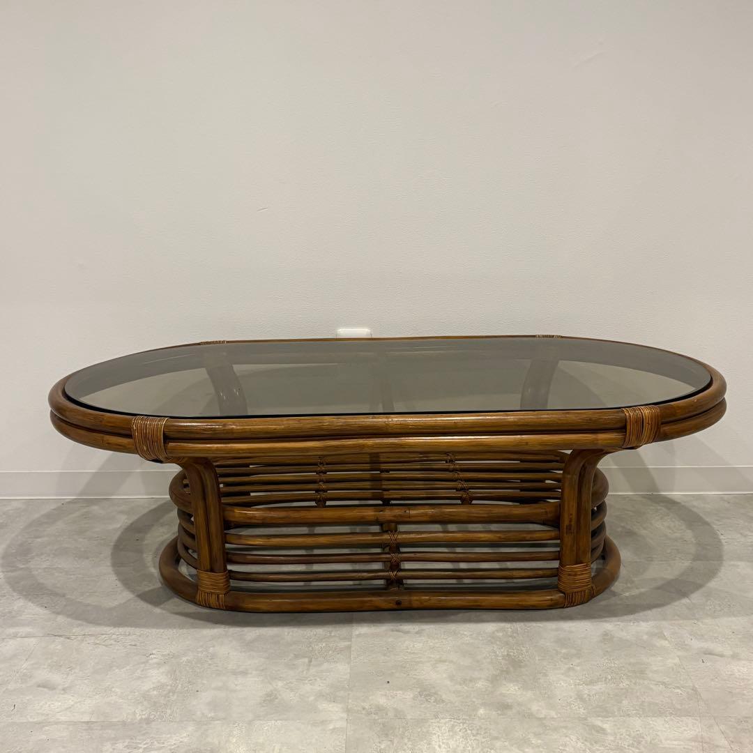ラタンテーブル 籐 コーヒーテーブル センターテーブル　トロピカルファイン