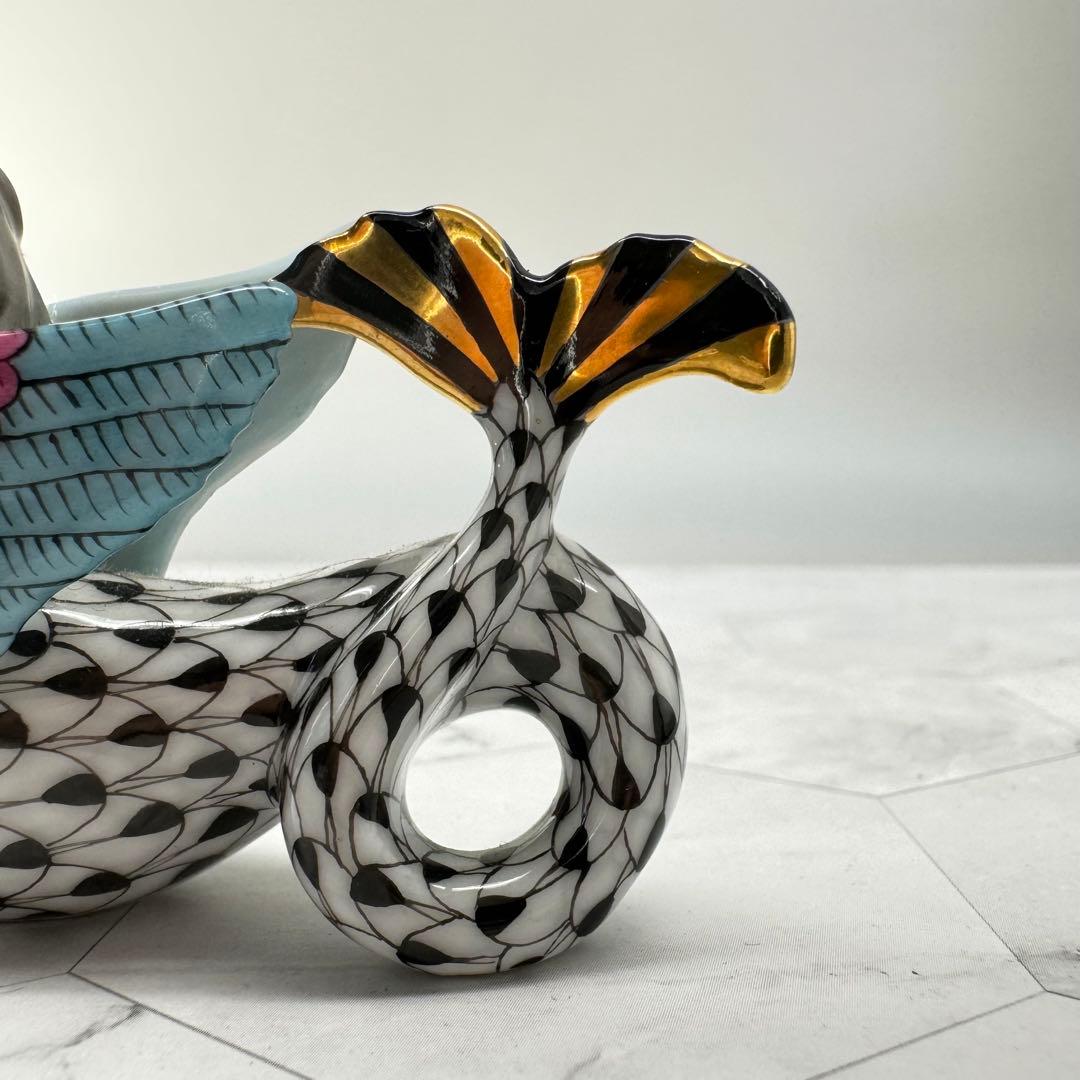 DA1286ヘレンド herend 馬 ペガサス 置物 陶器 - メルカリ