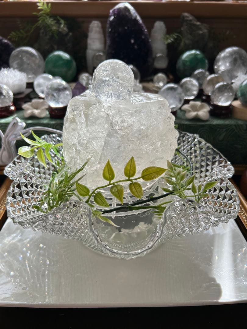 ✨破格✨絶品‼️水晶☆噴水☆天然石⭐︎ファウンテン☆秘蔵品⭐︎1368g