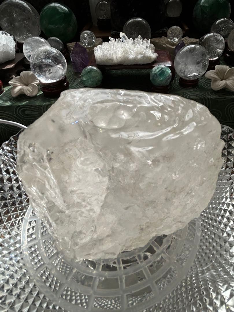 ✨破格✨絶品‼️水晶☆噴水☆天然石⭐︎ファウンテン☆秘蔵品⭐︎1368g