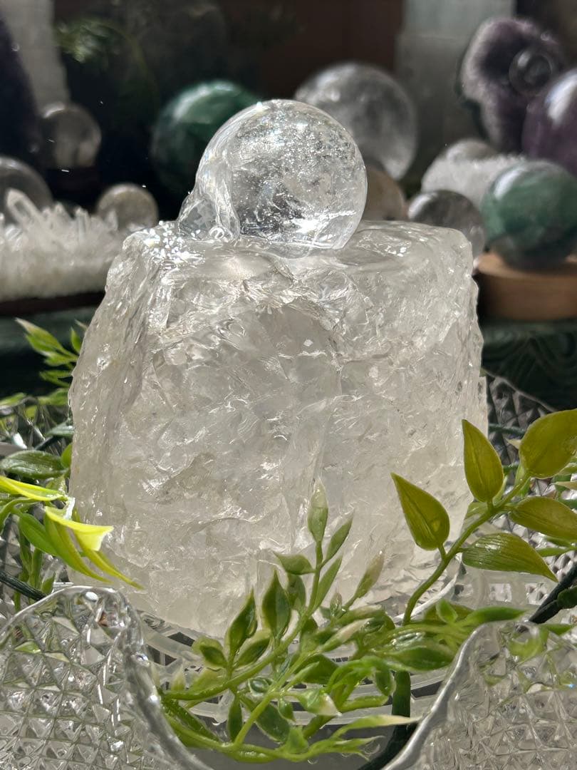 ✨破格✨絶品‼️水晶☆噴水☆天然石⭐︎ファウンテン☆秘蔵品⭐︎1368g