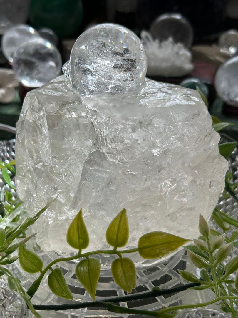 ✨破格✨絶品‼️水晶☆噴水☆天然石⭐︎ファウンテン☆秘蔵品⭐︎1368g