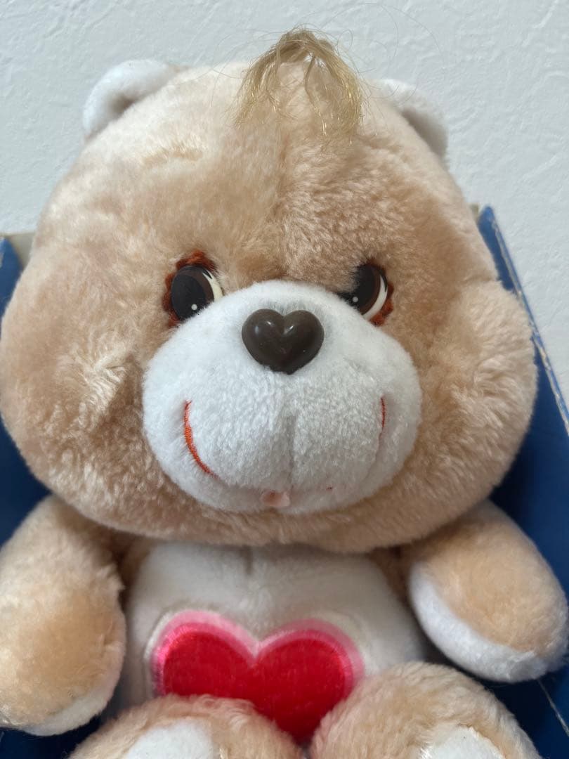 箱付き】【値下げ】ケアベア テンダーハートベア ビンテージぬいぐるみ