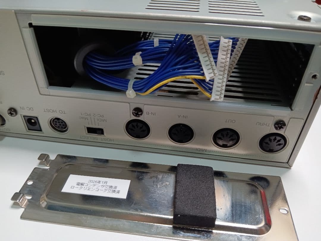 ヤマハ MU128 整備済 トーンジェネレータ コンデンサ・エンコーダ・電池換済