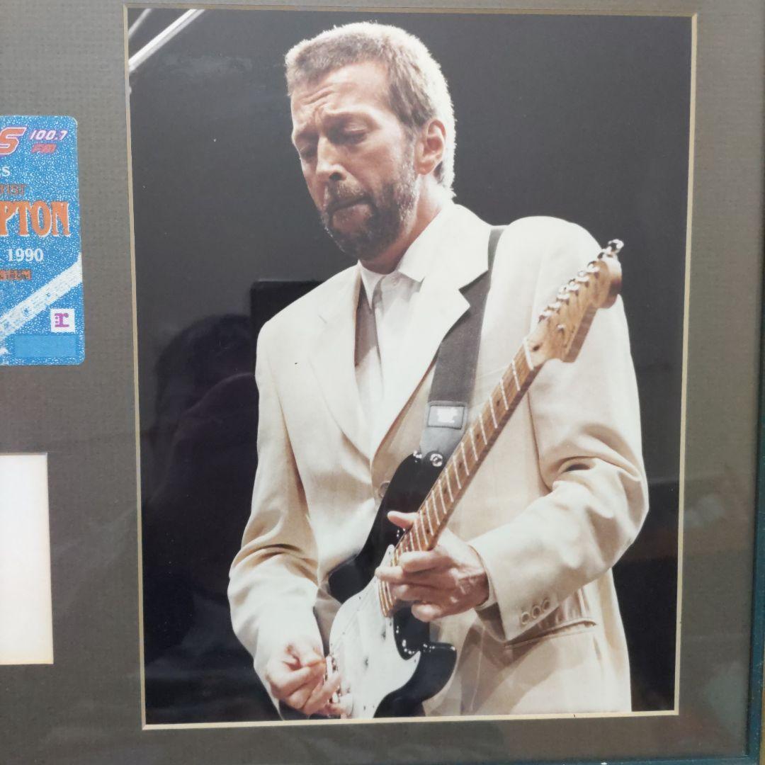 ☕ERIC CLAPTON 直筆サイン フォトフレ－ム - メルカリ