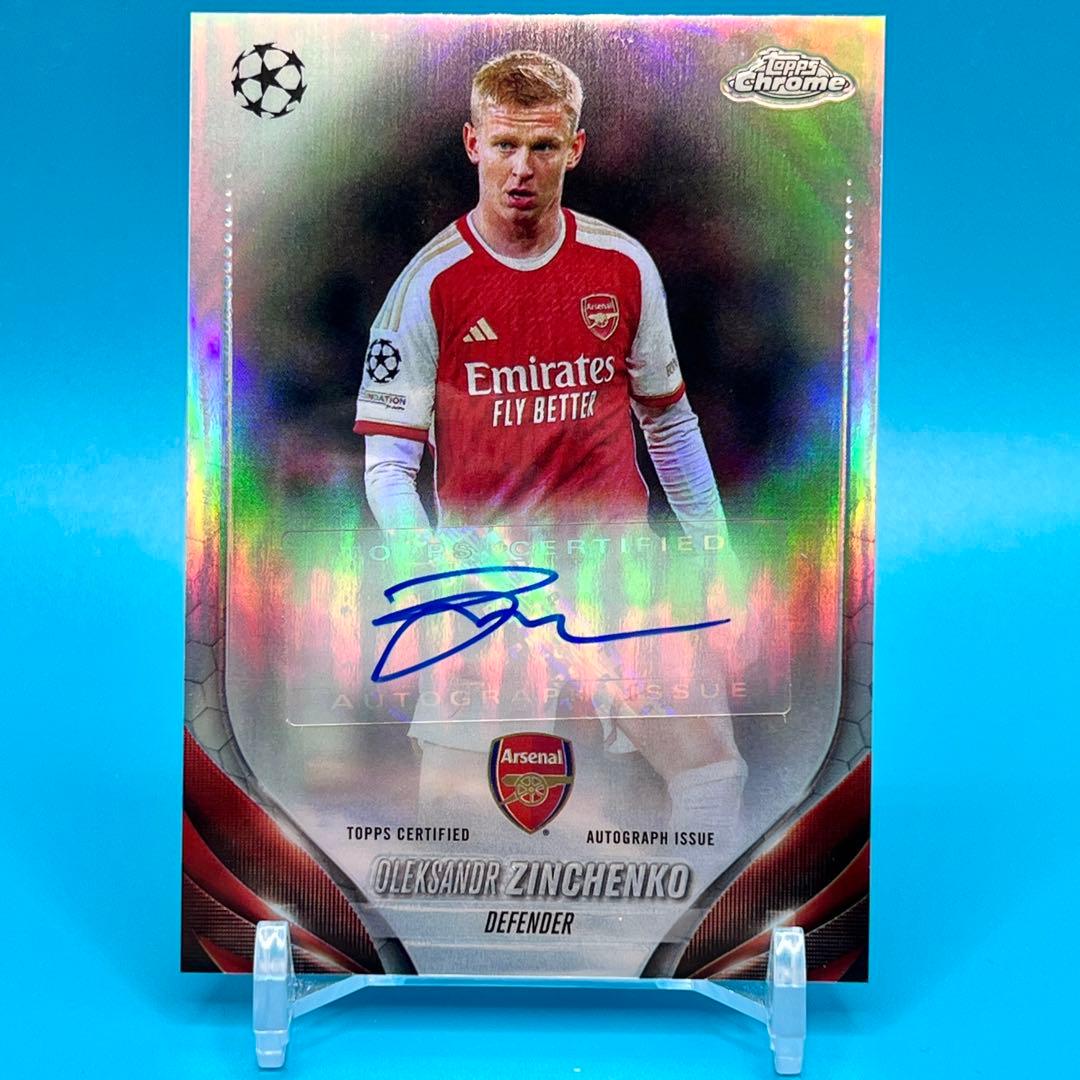Topps Chrome ZINCHENKO ジンチェンコ 直筆サインカード - メルカリ