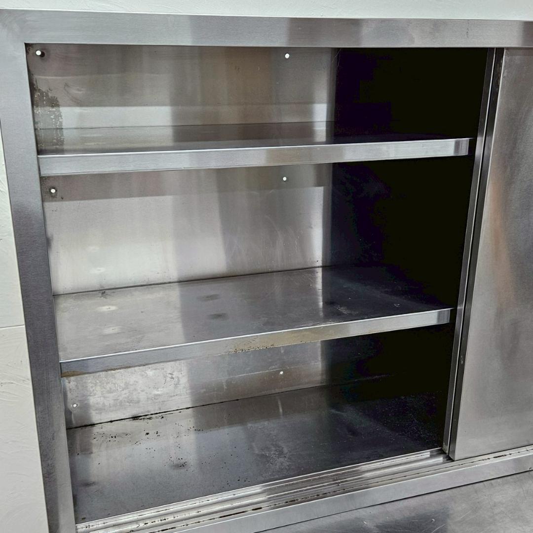 ステンレス 吊戸棚 W1500×D350×H850mm 吊り戸 厨房用品 収納棚