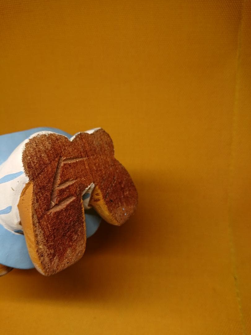 ビンテージ　人形　犬　木彫　彫像　置物　インテリア　工芸品　美術品　A1119