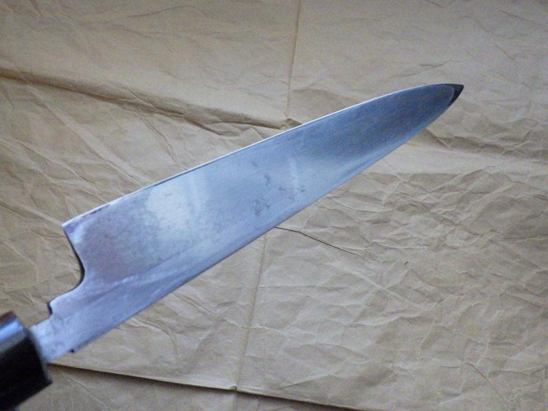 J*a様 正本総本店★柳刃刺身包丁尺寸・水牛混り柄★玉白鋼★