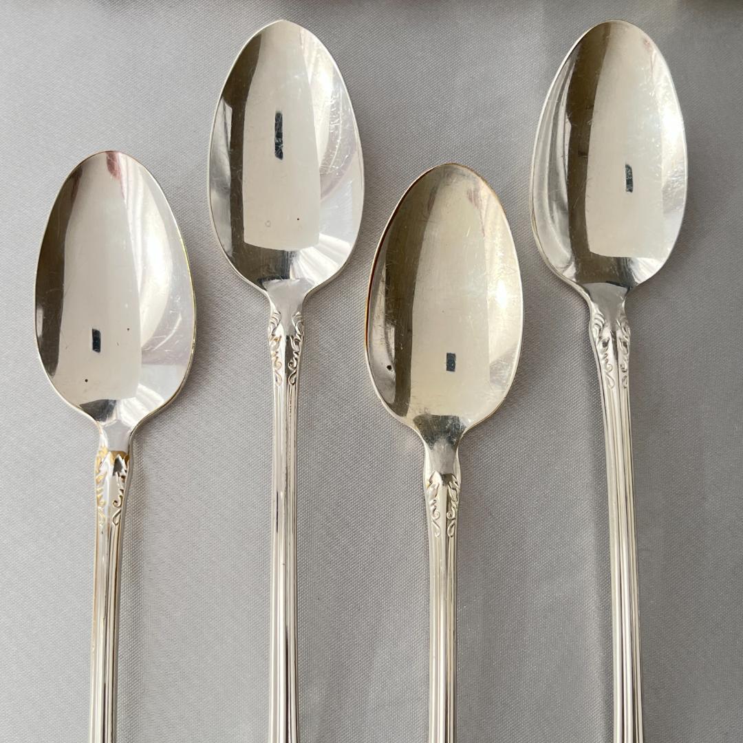 National Silver】クイーンエリザベス ソーダ / パフェスプーン