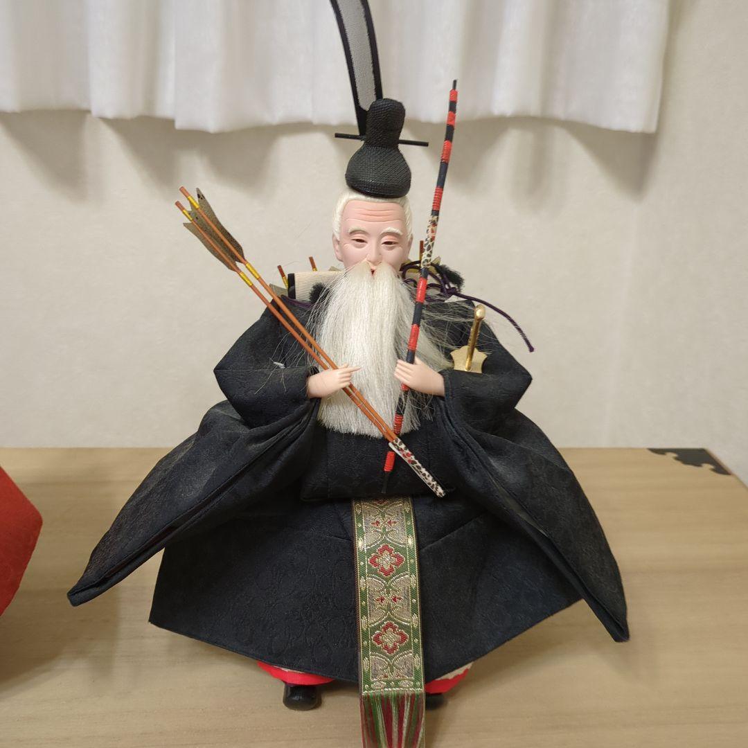 お雛様七段飾り 人形15体 桐箱入り ビンテージ