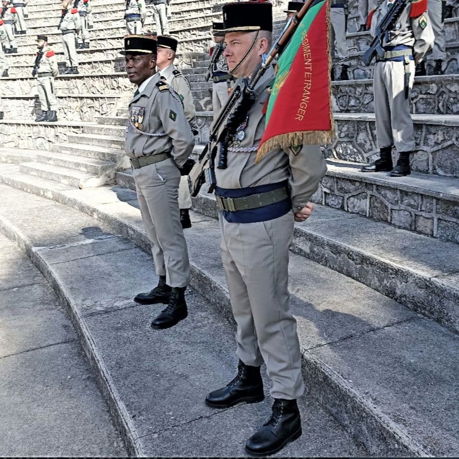 未使用 フランス外人部隊実物コンバットブーツ サイズ44 27.5cm パレード