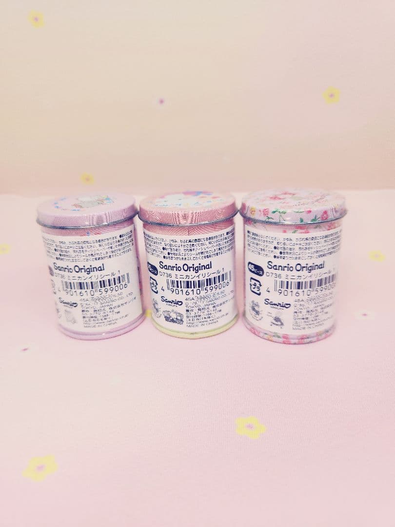 サンリオ　ミニ缶入りシール　マイメロ　Sanrio　キキララ　マロンクリーム