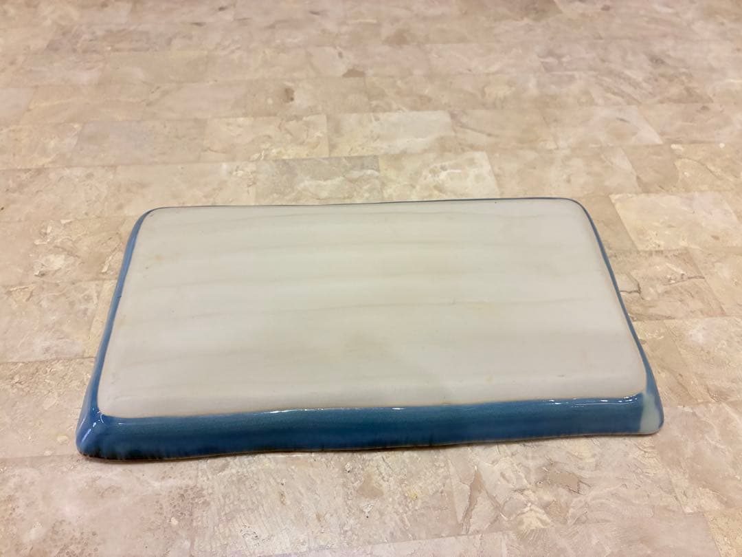 斉山窯　長方形皿