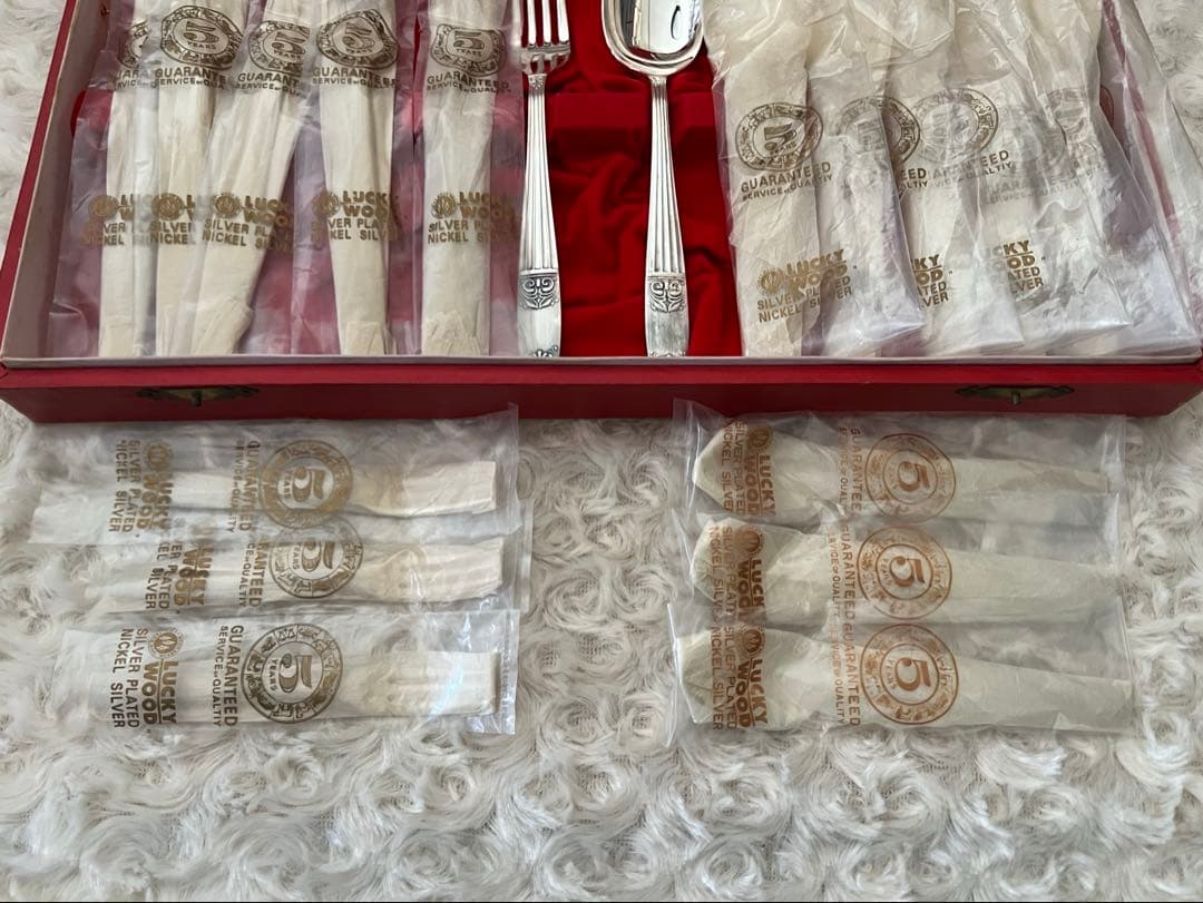 ラッキーウッド　カトラリーセット　ロッキンガム　ディナーセット〈30本セット〉※