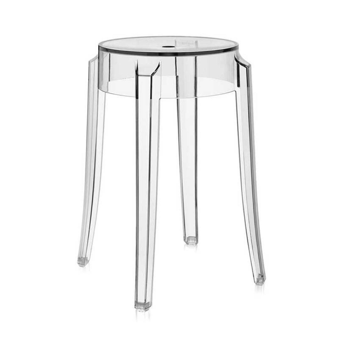 Kartell チャールズゴーストロー 透明 スツール【希少3脚セット】