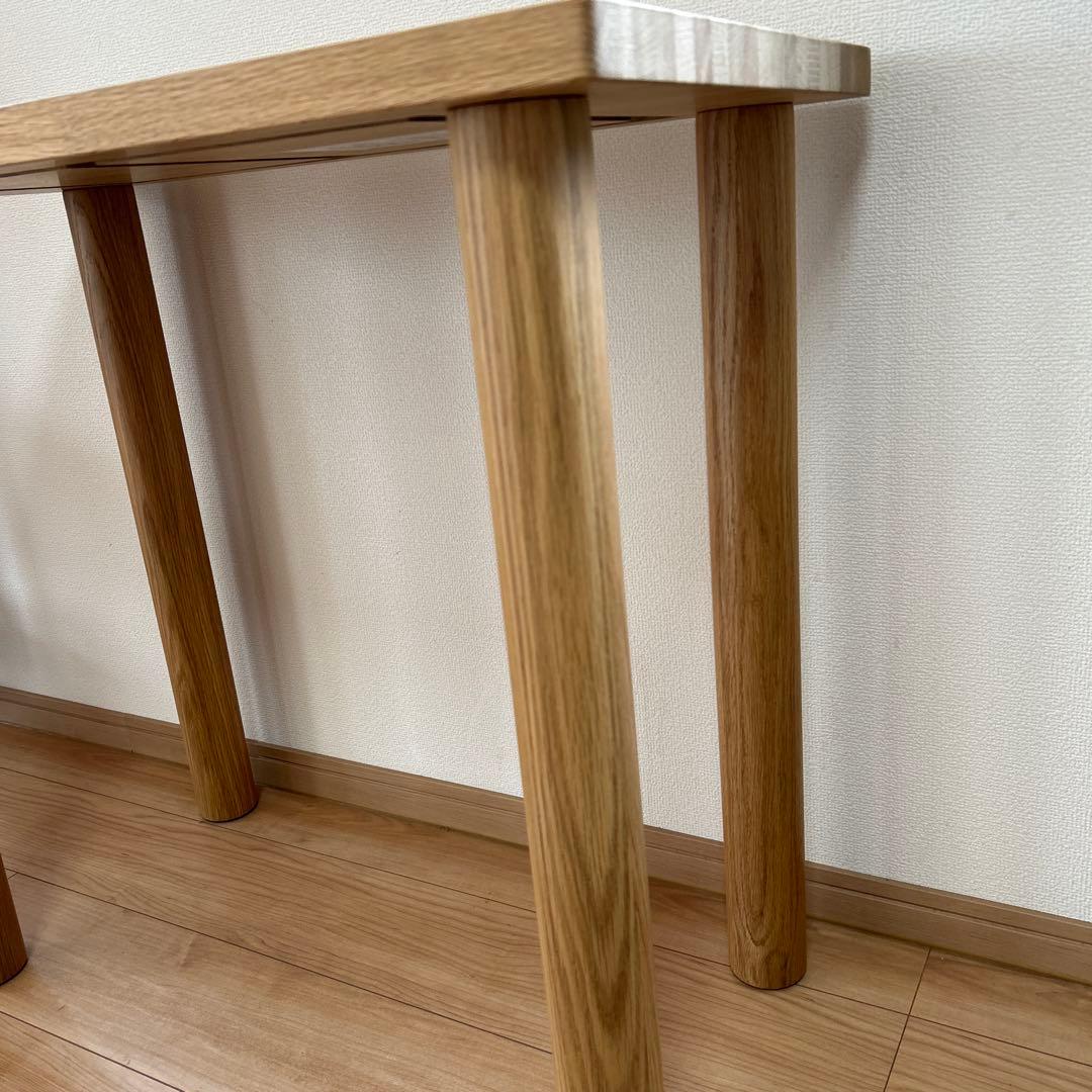 BIGBOSS様無印良品 木製テーブル天板 オーク材 80x40