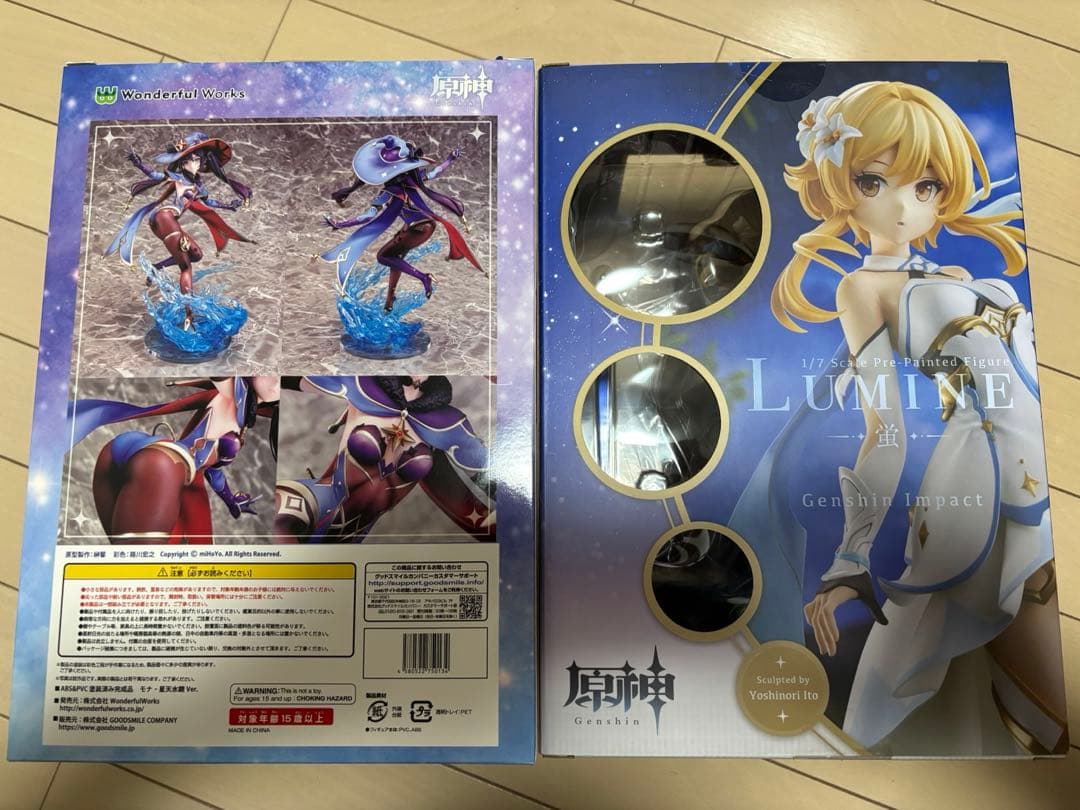 原神フィギュア　蛍・モナ