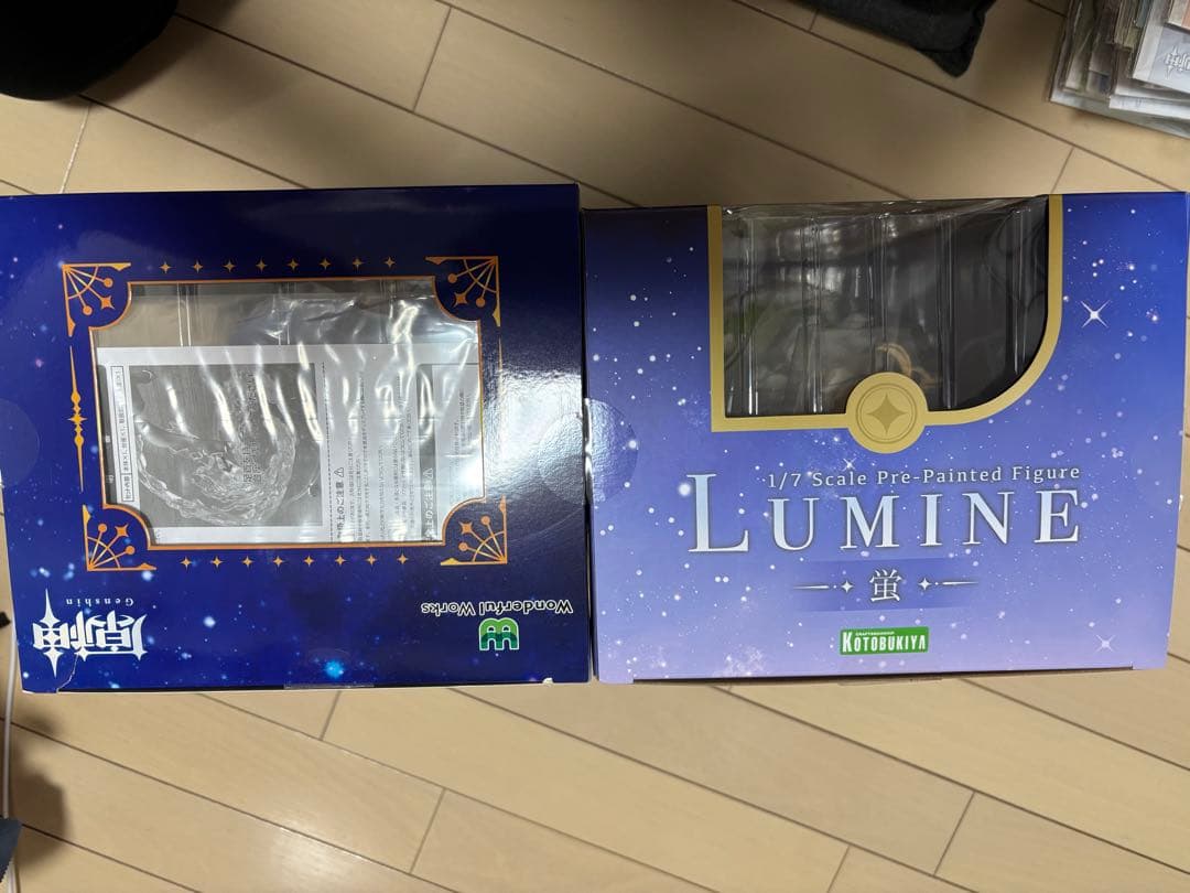 原神フィギュア　蛍・モナ