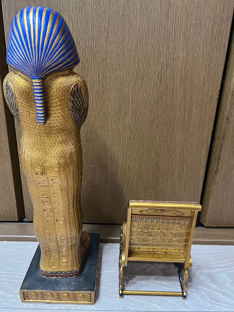 Veronese Design ツタンカーメン ファラオ棺像 玉座 エジプト - メルカリ