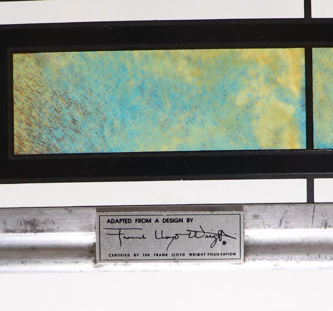 フランク・ロイド・ライト 藤の花 ヴィンテージ ステンドグラス マーティンハウス