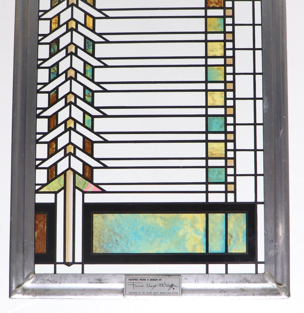 フランク・ロイド・ライト 藤の花 ヴィンテージ ステンドグラス マーティンハウス