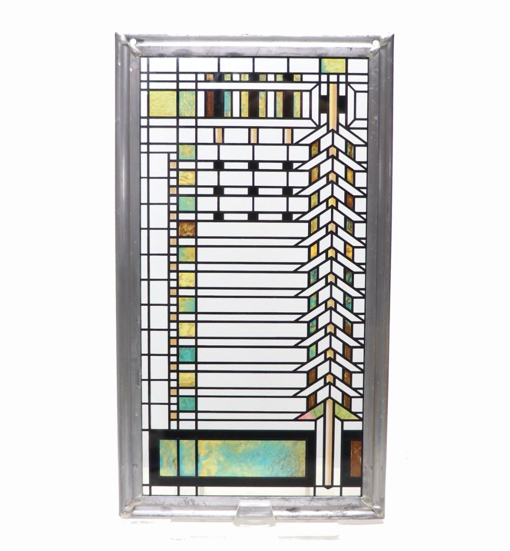フランク・ロイド・ライト 藤の花 ヴィンテージ ステンドグラス マーティンハウス
