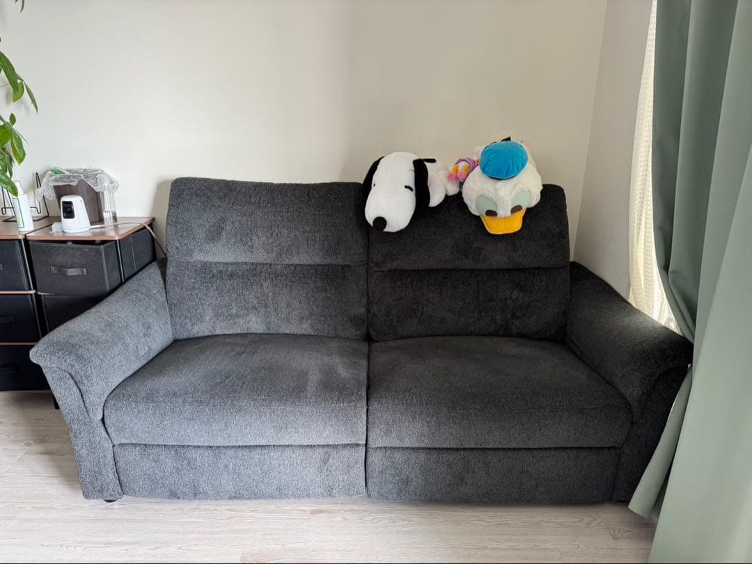 【Par様】3人掛けソファ N-Shield グレー　電動