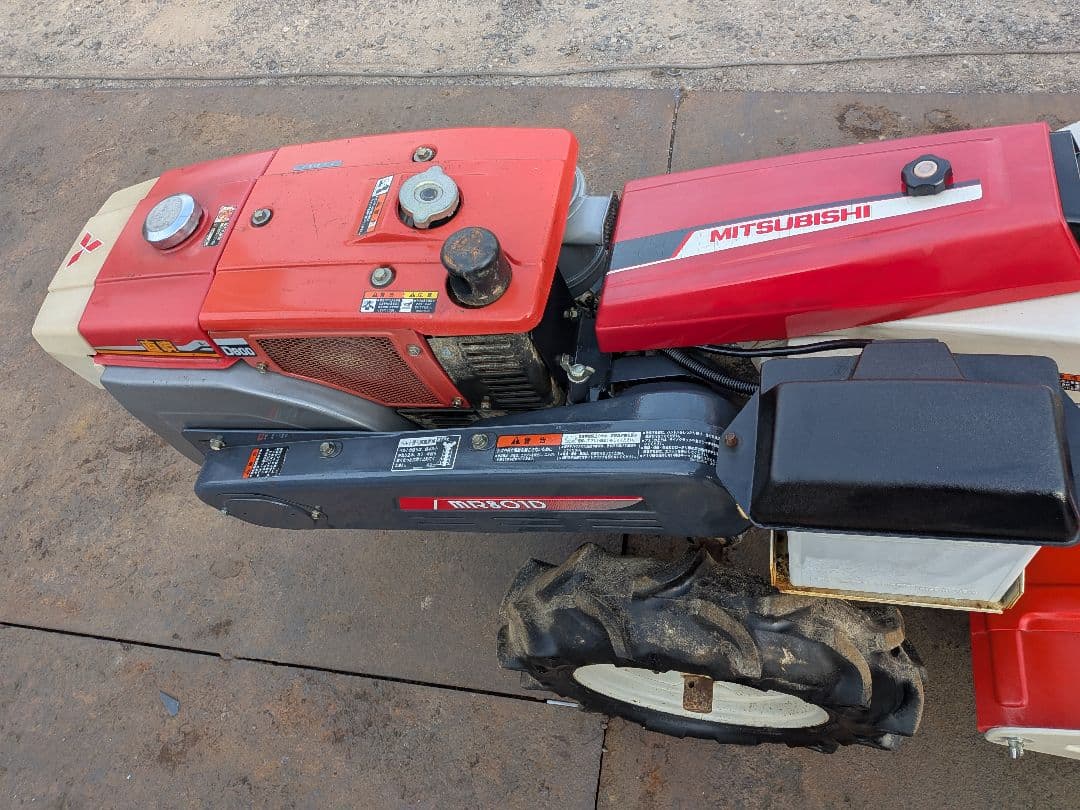 三菱耕運機　ディーゼル　MR801D セル付きバッテリー新品　8馬力　配送可能
