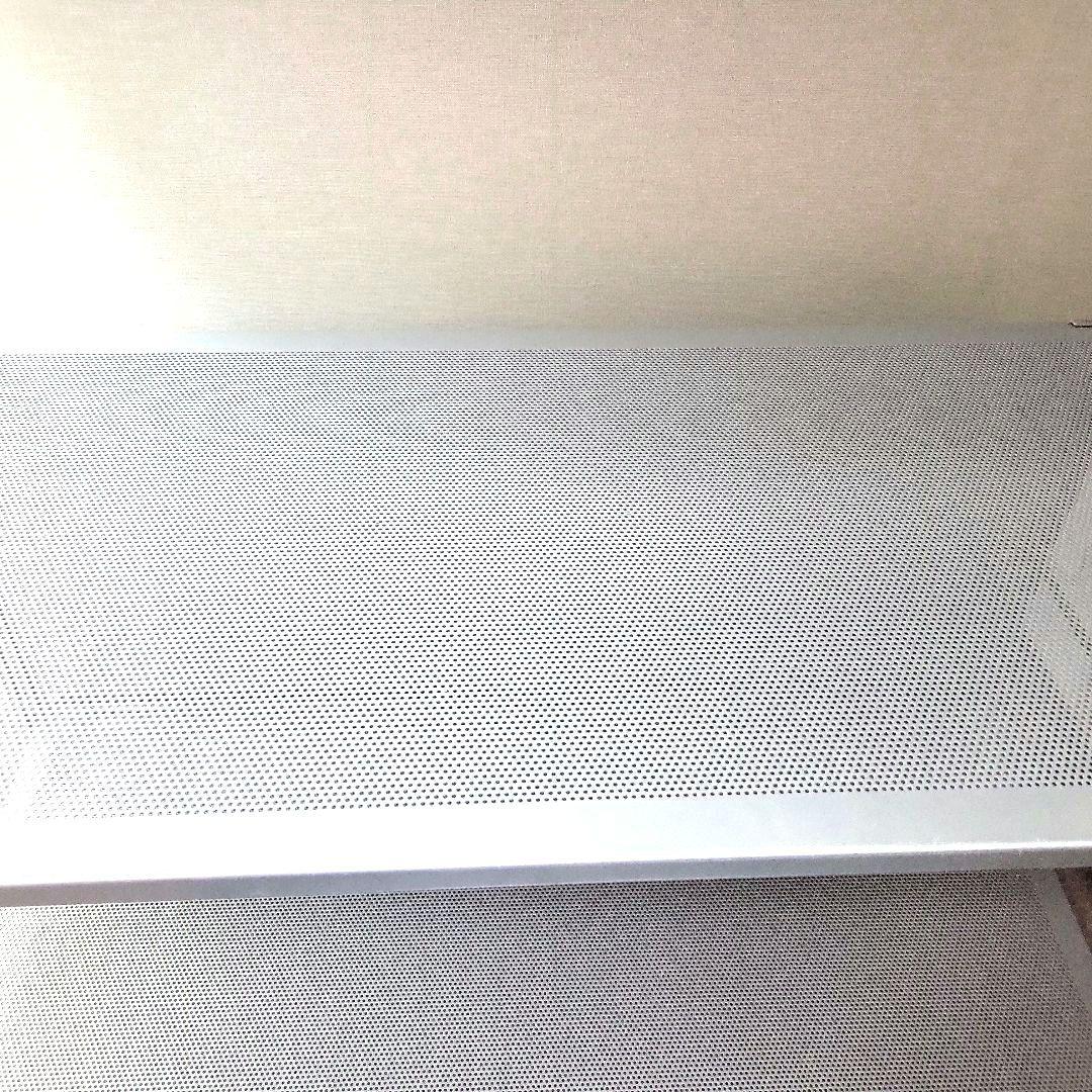 無印良品　スチールユニットシェルフ　旧モデル　廃盤グレー　ワイド・大