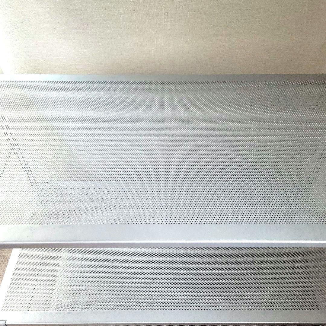 無印良品　スチールユニットシェルフ　旧モデル　廃盤グレー　ワイド・大