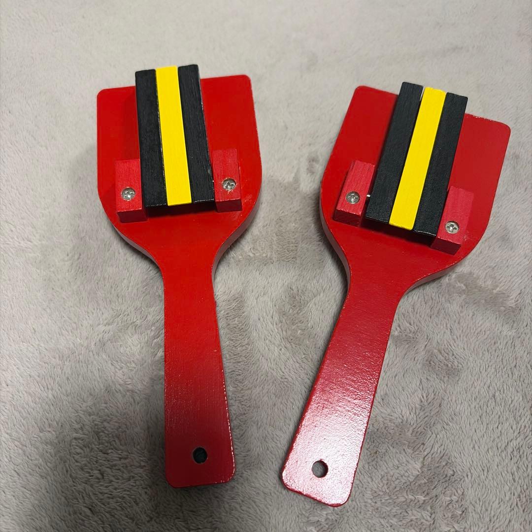 赤い木製鳴子 2個セット - メルカリ