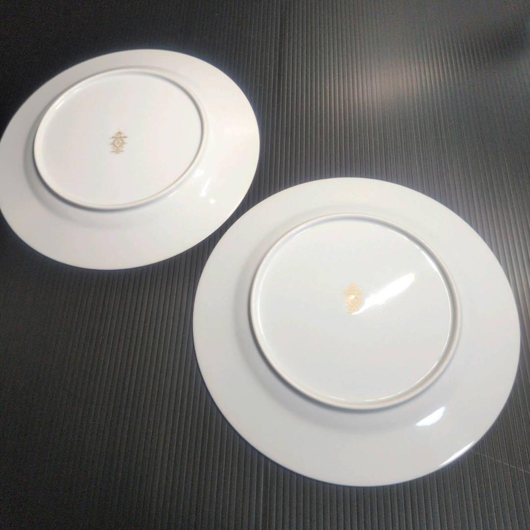 ノリタケ 75周年 金彩 プレート 26.5cm 6枚 ダイヤモンドコレクション