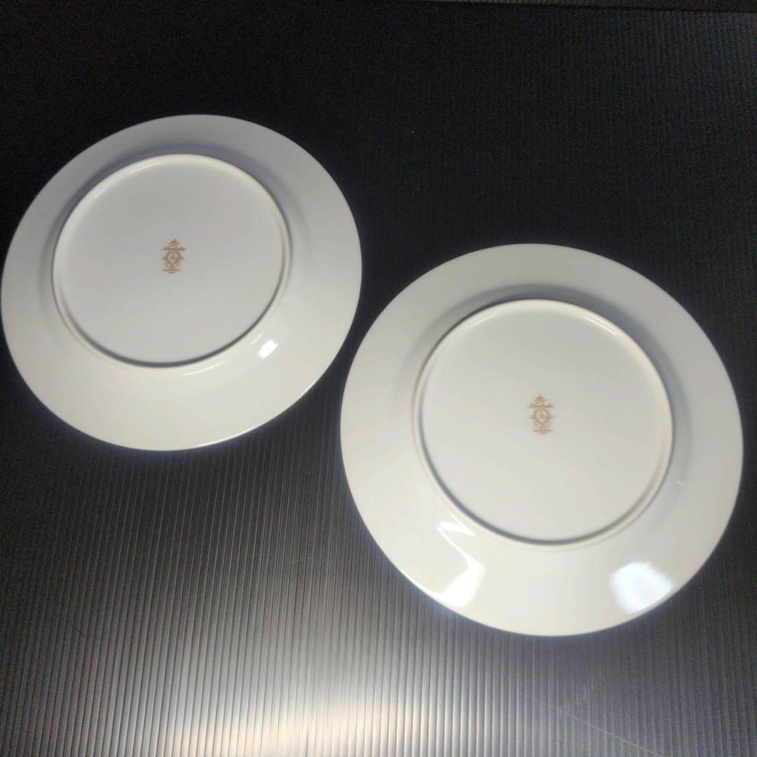 ノリタケ 75周年 金彩 プレート 26.5cm 6枚 ダイヤモンドコレクション