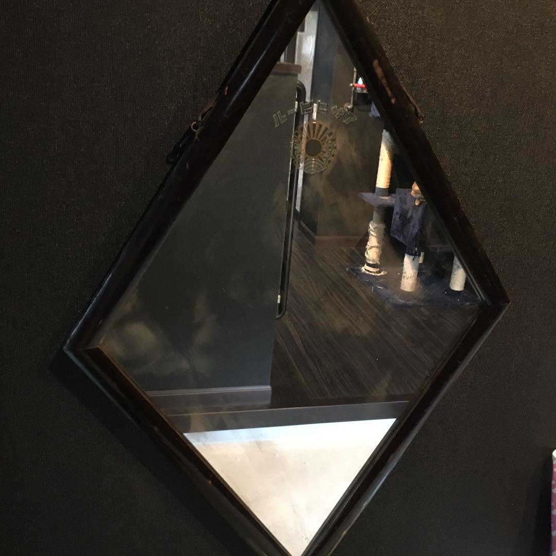 アンティーク※菱形アサヒビール壁掛け鏡❣️値下げ