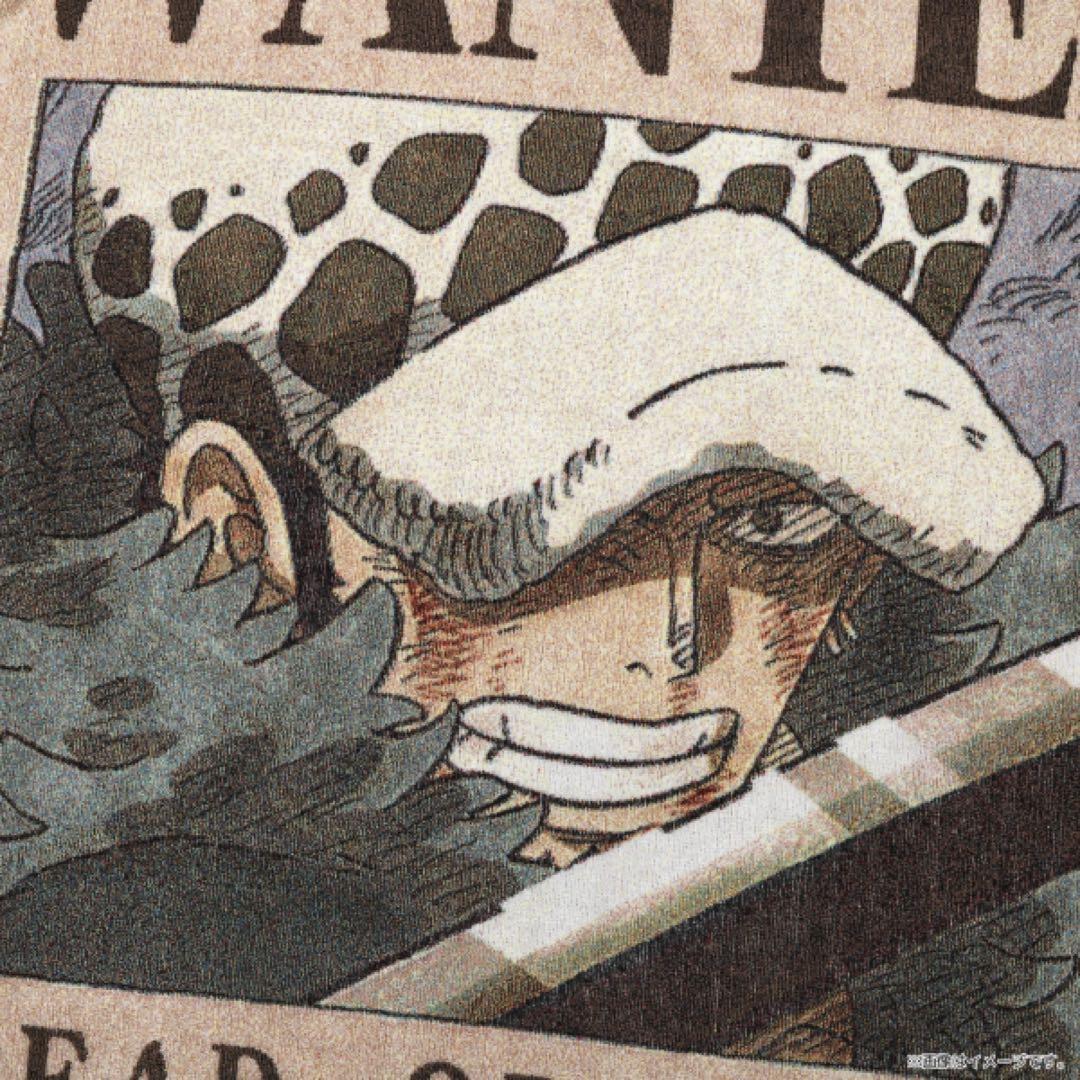 トラファルガー・ロー 大判タオル　手配書　五彩織ビッグタオル