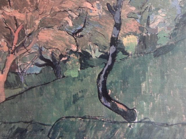 ヤコブ・メイエル・ド・ハーン、坂に生えた下草、希少な画集より、高級新品額・額装付