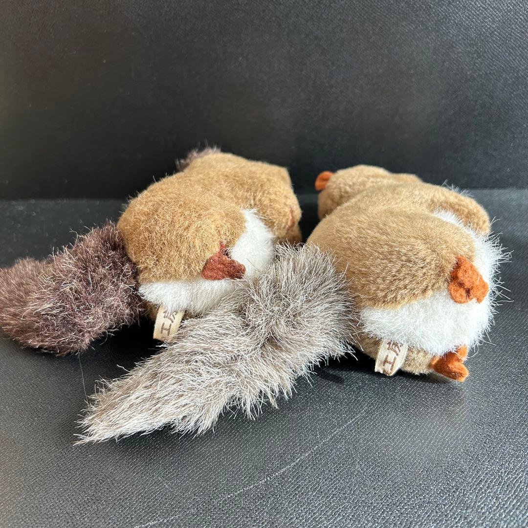 やまね やまね工房 りす リス ぬいぐるみ 2匹 - メルカリ
