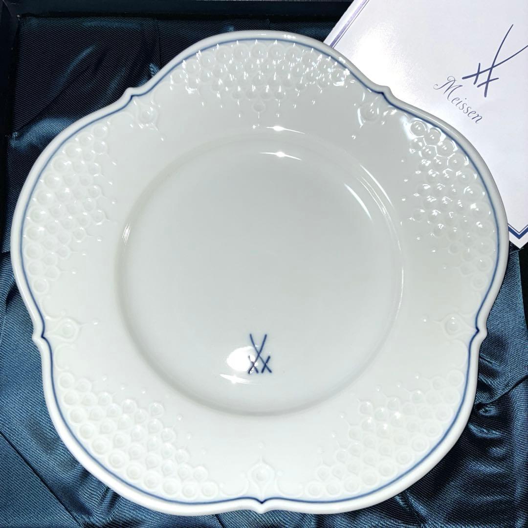 最終価格 マイセン 開窯300周年プレート 双剣