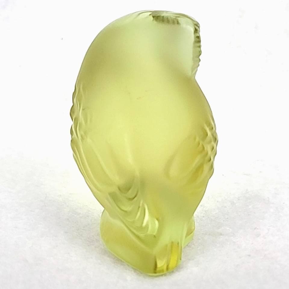 △美品△ラリック　フクロウ　シュエットフリソン　置物　ゴールド 3