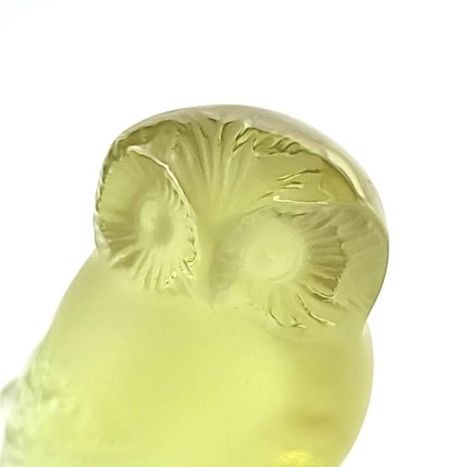 △美品△ラリック　フクロウ　シュエットフリソン　置物　ゴールド 3