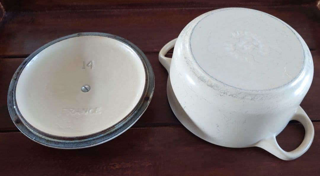 【廃盤‼️】ル・クルーゼ ココット 14cm デューン