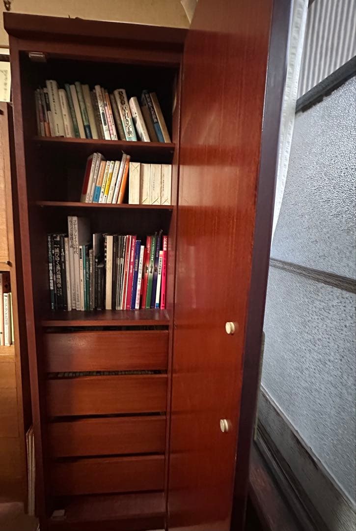 木製本棚　アンティーク　飾り棚　ヴィンテージ　キャビネット　昭和レトロ　チェスト