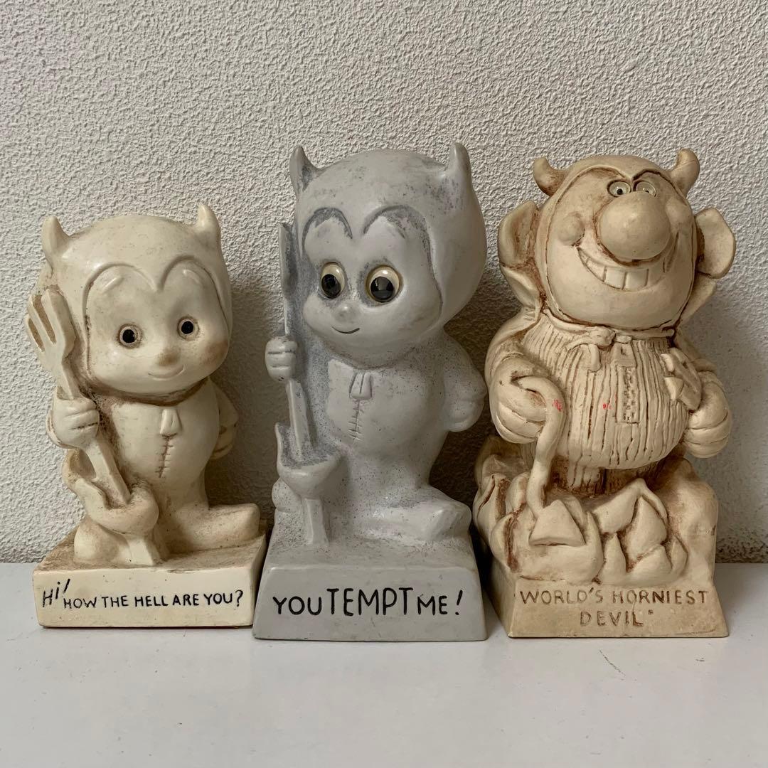 デビル1 レア　1970年代　ヴィンテージ　USA製　メッセージドール　ピース