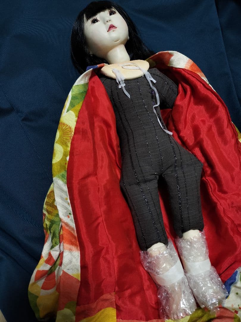 創作人形　作家様　市松人形　椅子つき