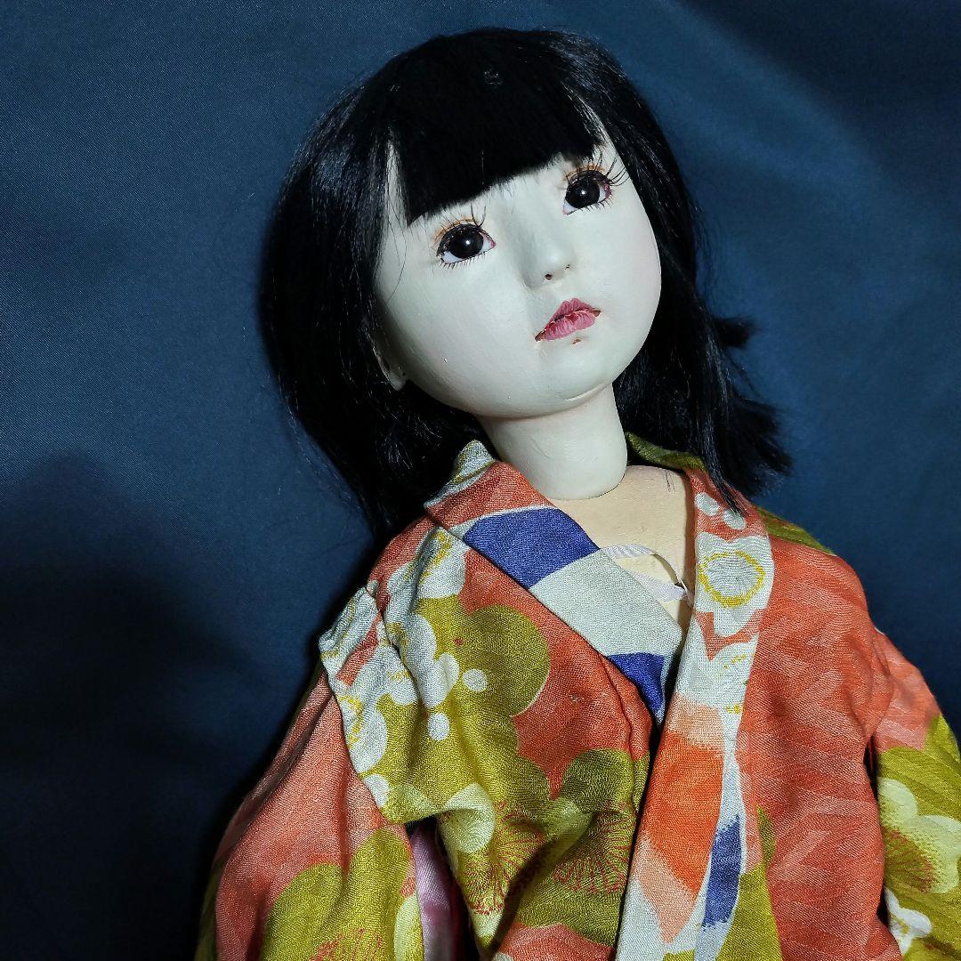 創作人形　作家様　市松人形　椅子つき