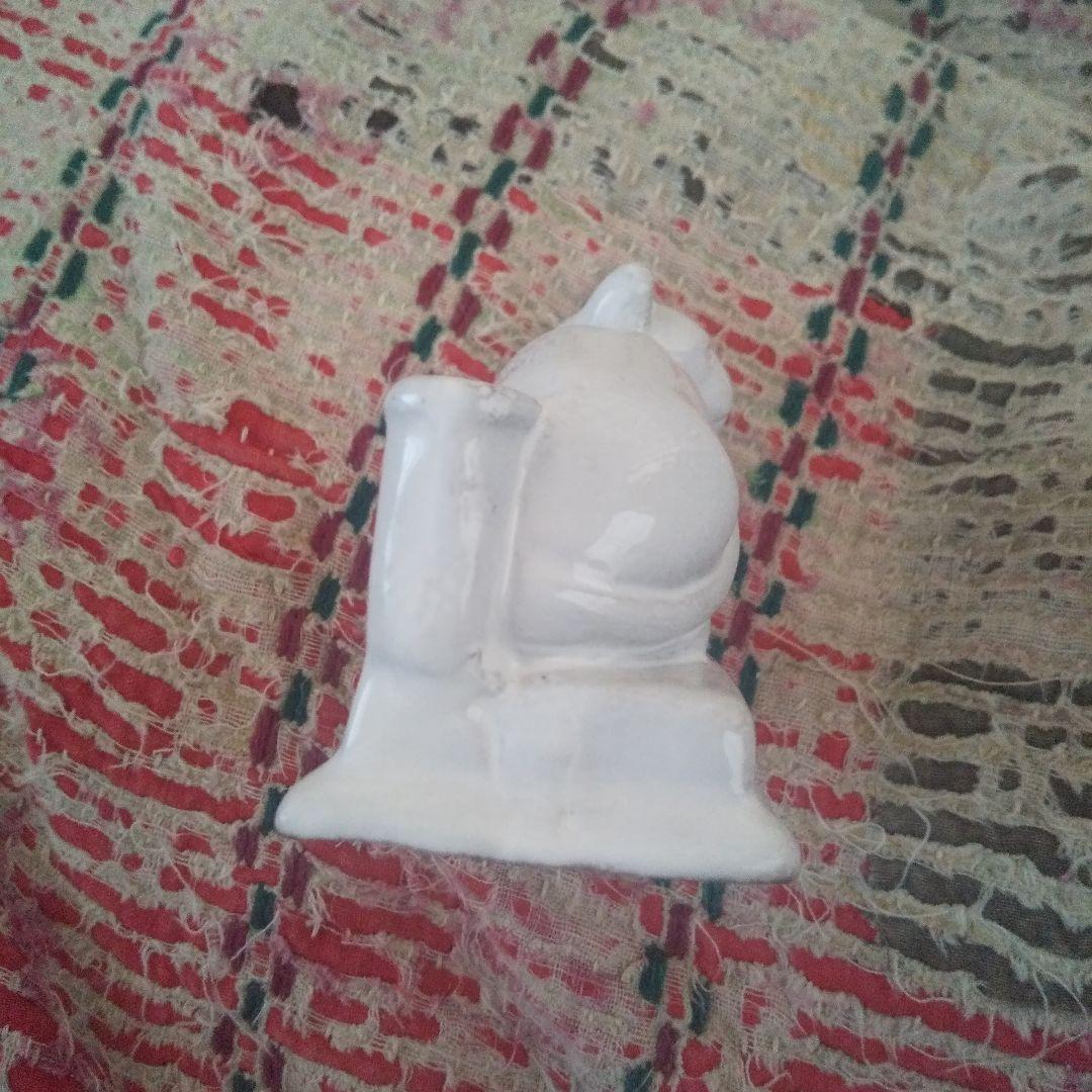 アスティエドゥヴィラット陶器 猫 白 インセンスホルダー MinouCat