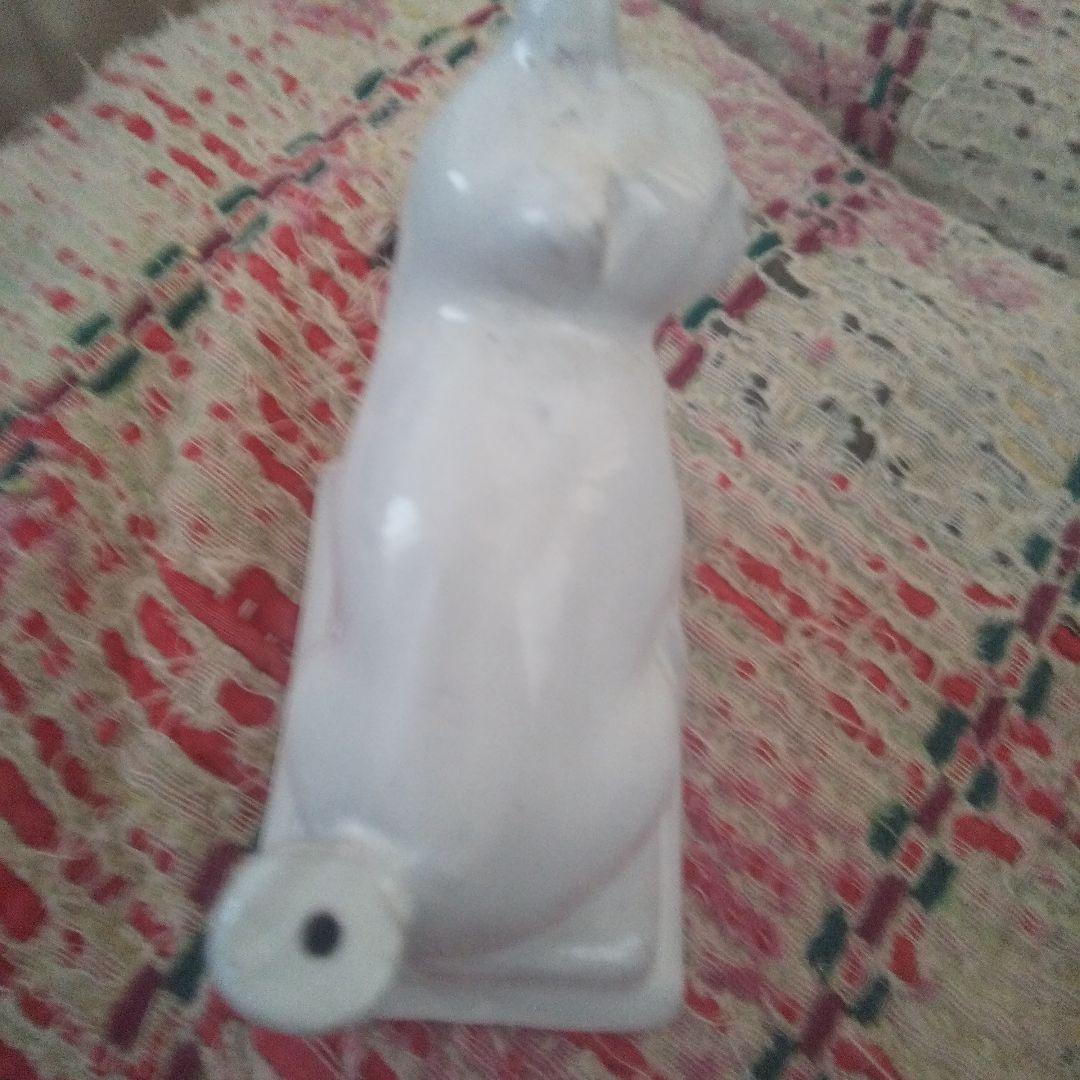 アスティエドゥヴィラット陶器 猫 白 インセンスホルダー MinouCat