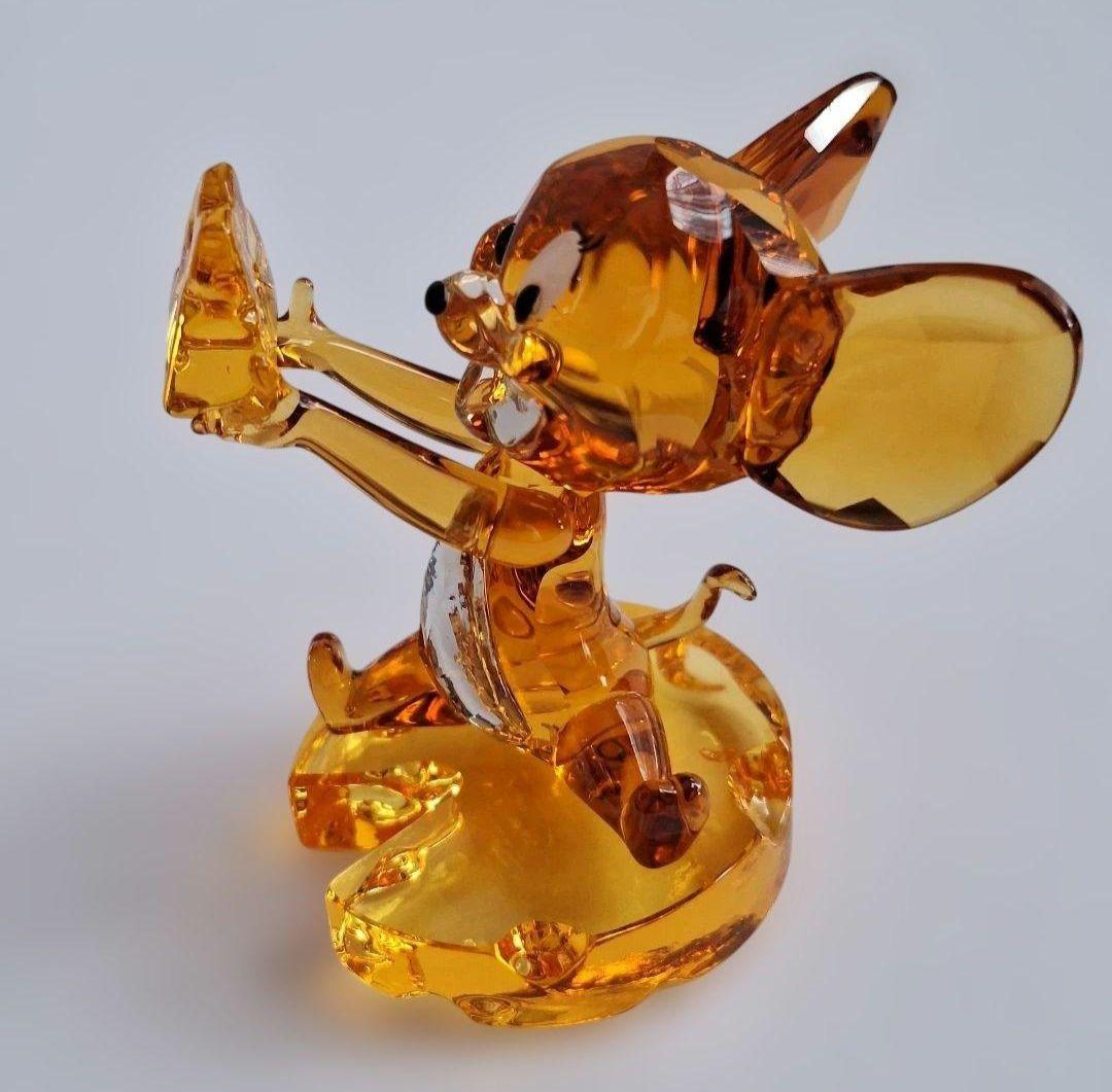 【極美品】SWAROVSKI　スワロフスキー　トムとジェリー　ジェリー　置物