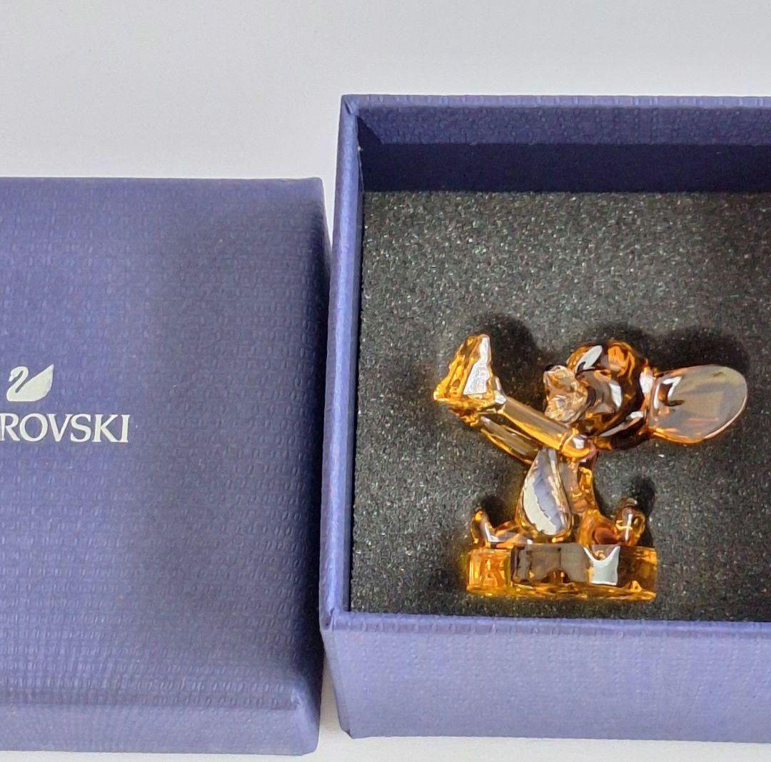 【極美品】SWAROVSKI　スワロフスキー　トムとジェリー　ジェリー　置物